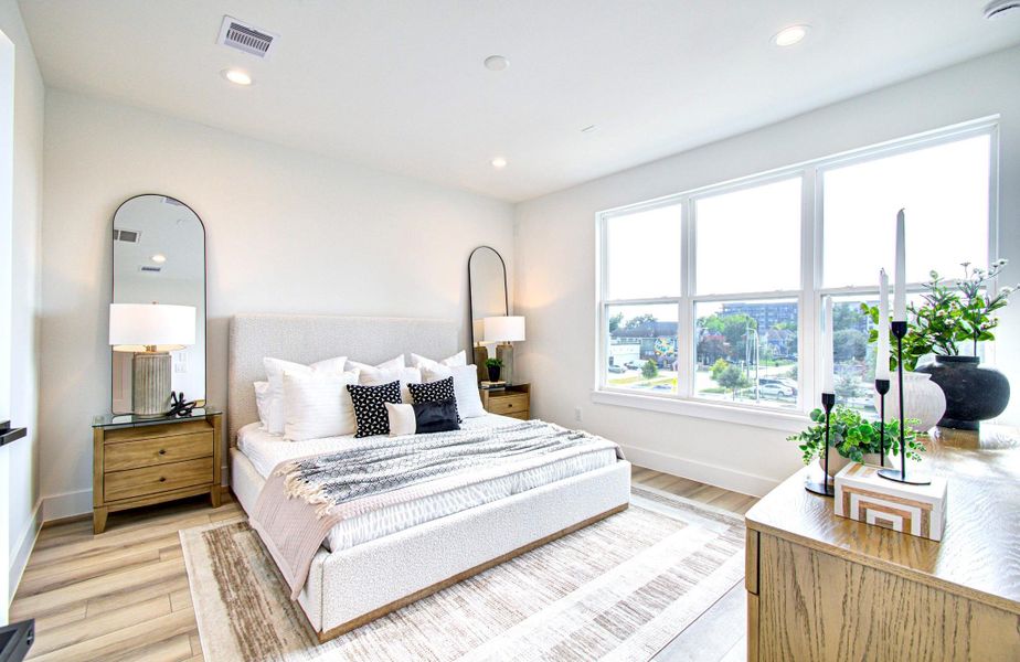 Furnished interior view inside a new home in , Houston (Image 30).