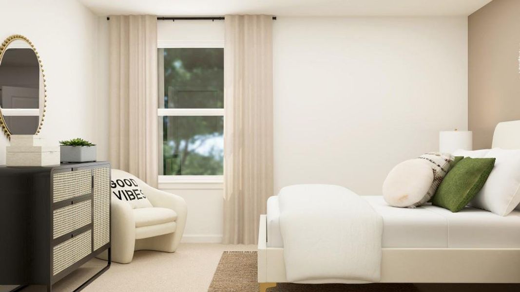 Furnished interior view inside a new home in Millers Pointe, Conyers (Image 11). Furnished interior view inside a new home in Millers Pointe, Conyers (Image 11).