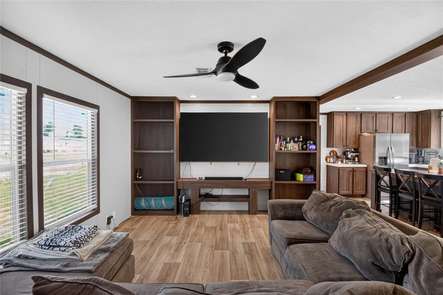 Furnished interior view inside a new home in , Conroe (Image 6). Furnished interior view inside a new home in , Conroe (Image 6).