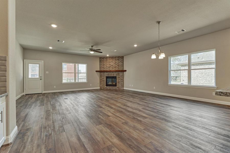Spacious, unfurnished interior of a new home in , Willis (Image 36). Spacious, unfurnished interior of a new home in , Willis (Image 36).