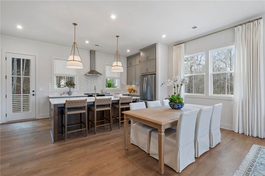 Furnished interior view inside a new home in , Alpharetta (Image 33).