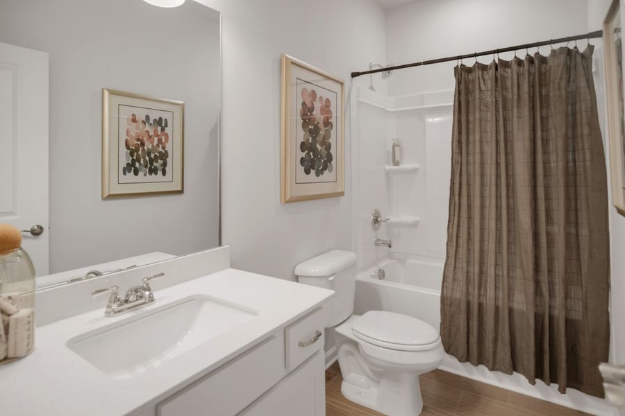 Furnished interior view inside a new home in Jackson Hills, Clarksville (Image 22). Furnished interior view inside a new home in Jackson Hills, Clarksville (Image 22).