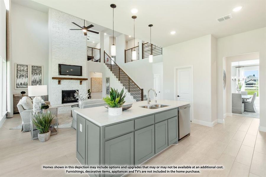 Furnished interior view inside a new home in Devonshire, Forney (Image 36).