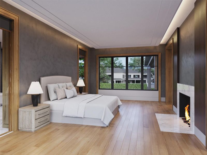 Primary Bedroom rendering Primary Bedroom rendering