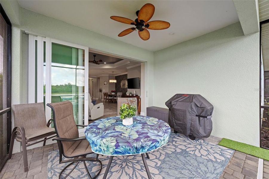 Exterior details and patio area of a home in , Sarasota (Image 24).