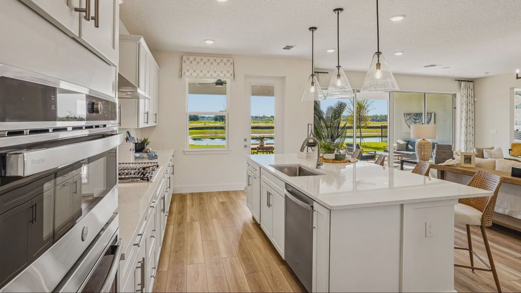 Oleander Floor Plan Kitchen by DRB Homes in Ardisia Park in New Smyrna Beach, FL