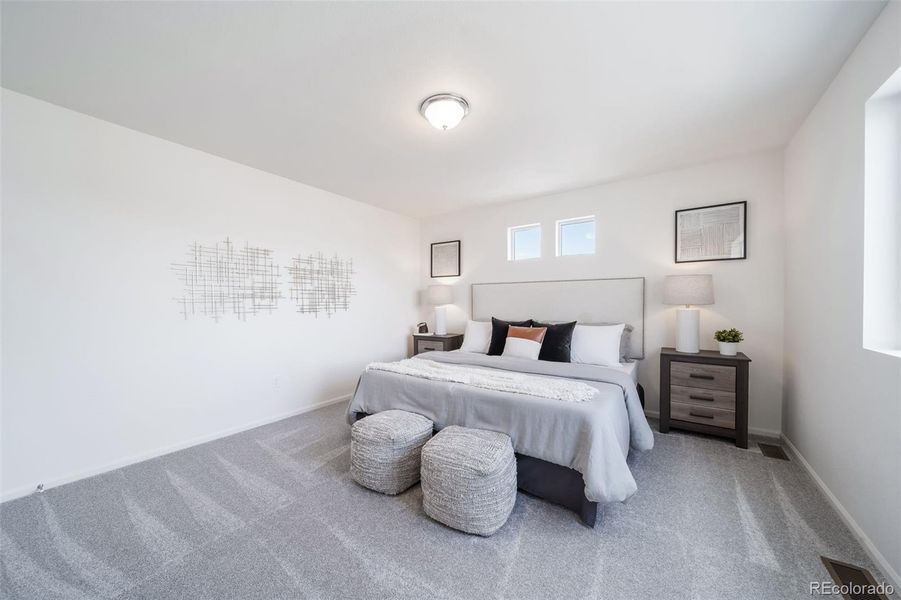 Furnished interior view inside a new home in , Commerce City (Image 10).