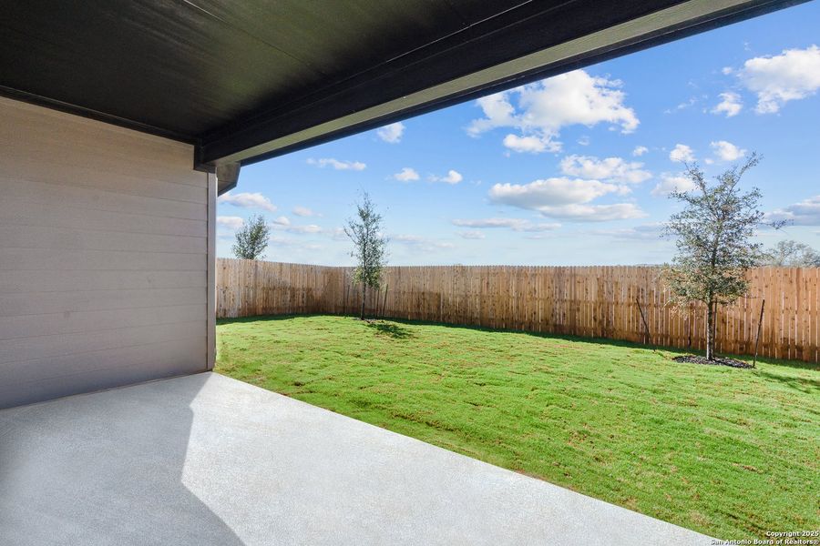 Exterior details and patio area of a home in Bison Ridge, San Antonio (Image 2). Exterior details and patio area of a home in Bison Ridge, San Antonio (Image 2).