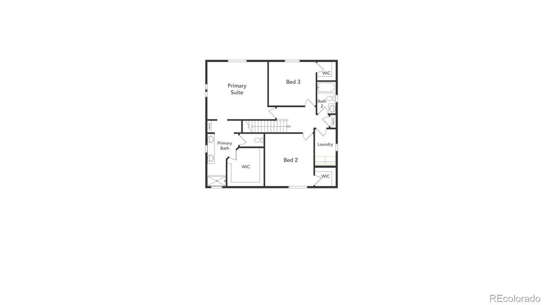 2D floor plan layout of this home in , Aurora, CO (Image 3).