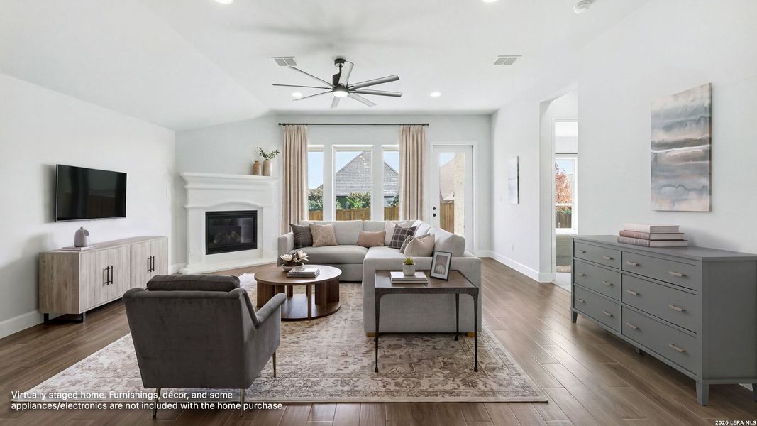 Furnished interior view inside a new home in The Dominion, San Antonio (Image 9).