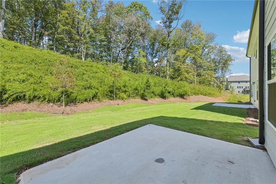 Exterior details and patio area of a home in Creekside, Dawsonville (Image 25).