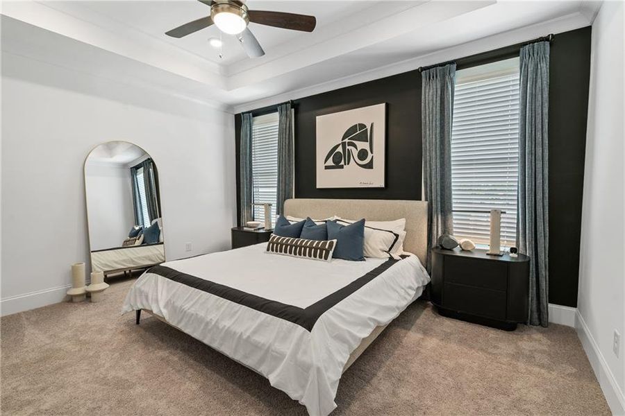 Furnished interior view inside a new home in IveyBrooke, Alpharetta (Image 34). Furnished interior view inside a new home in IveyBrooke, Alpharetta (Image 34).