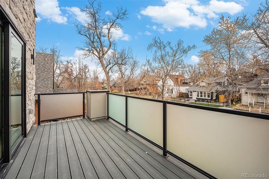 Primary suite balcony