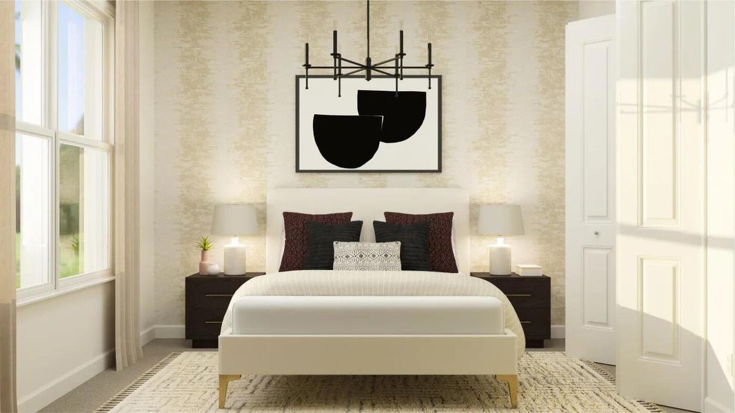 Furnished interior view inside a new home in Arden: The Providence Collection, Loxahatchee (Image 7).