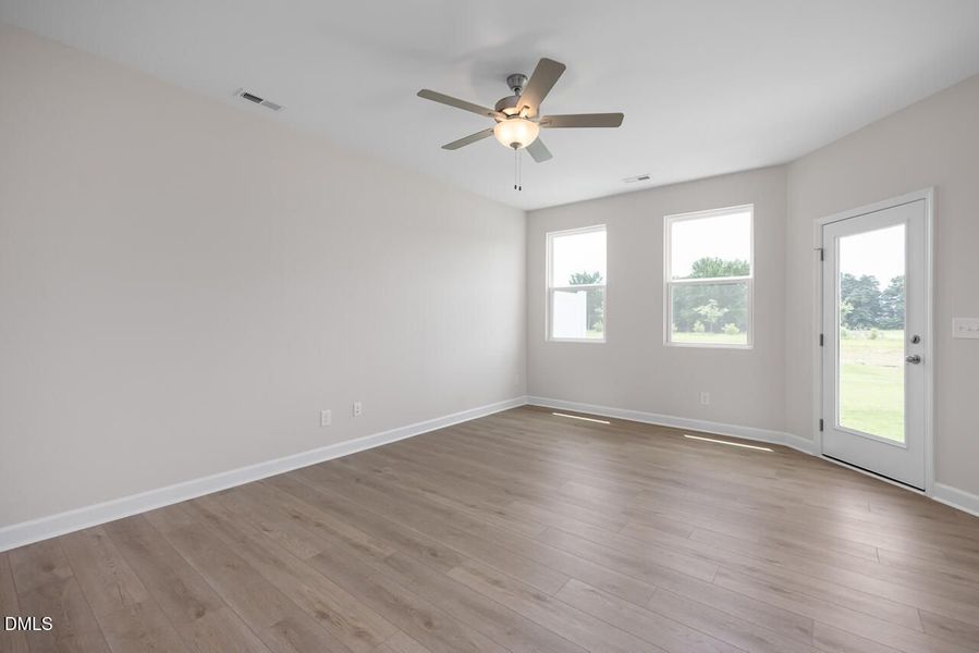 Spacious, unfurnished interior of a new home in Springvale, Fuquay Varina (Image 16). Spacious, unfurnished interior of a new home in Springvale, Fuquay Varina (Image 16).