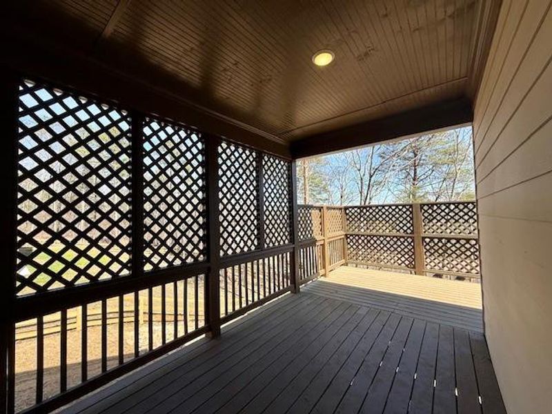 Exterior details and patio area of a home in , Waleska (Image 14).