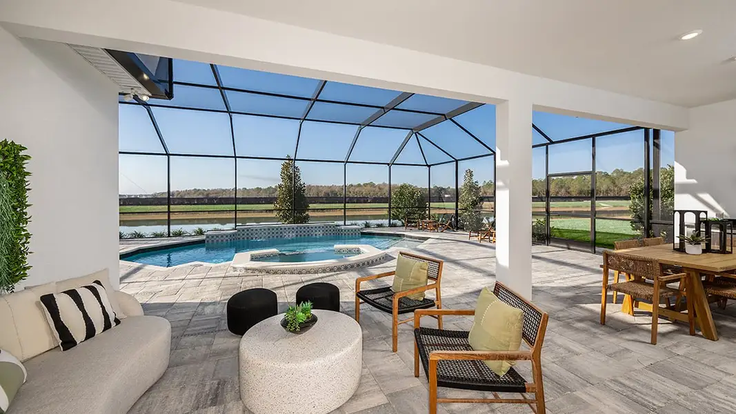 Representative exterior details of a home built from the Pallazio II by Taylor Morrison in Westview Community Group Page, Kissimmee (Image 26).