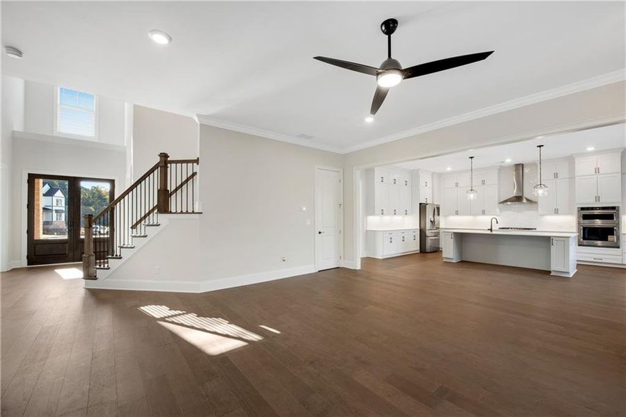 Spacious, unfurnished interior of a new home in The Retreat at Caney Creek, Alpharetta (Image 26).