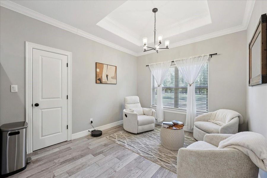 Furnished interior view inside a new home in , Orange (Image 10). Furnished interior view inside a new home in , Orange (Image 10).