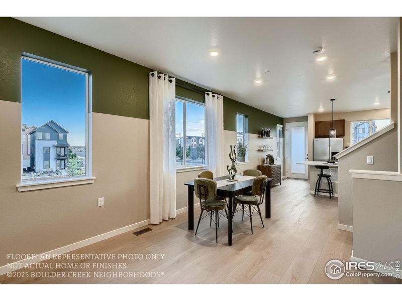 Furnished interior view inside a new home in Baseline, Broomfield (Image 15). Furnished interior view inside a new home in Baseline, Broomfield (Image 15).