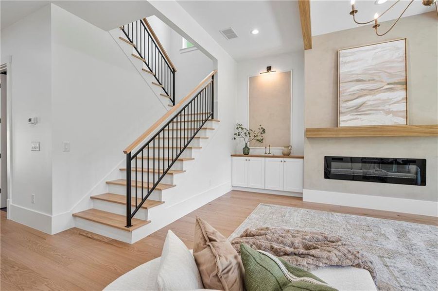 Furnished interior view inside a new home in , Lawrenceville (Image 43).