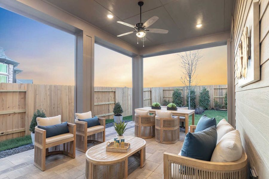 Representative Patio - some options shown Representative Patio - some options shown