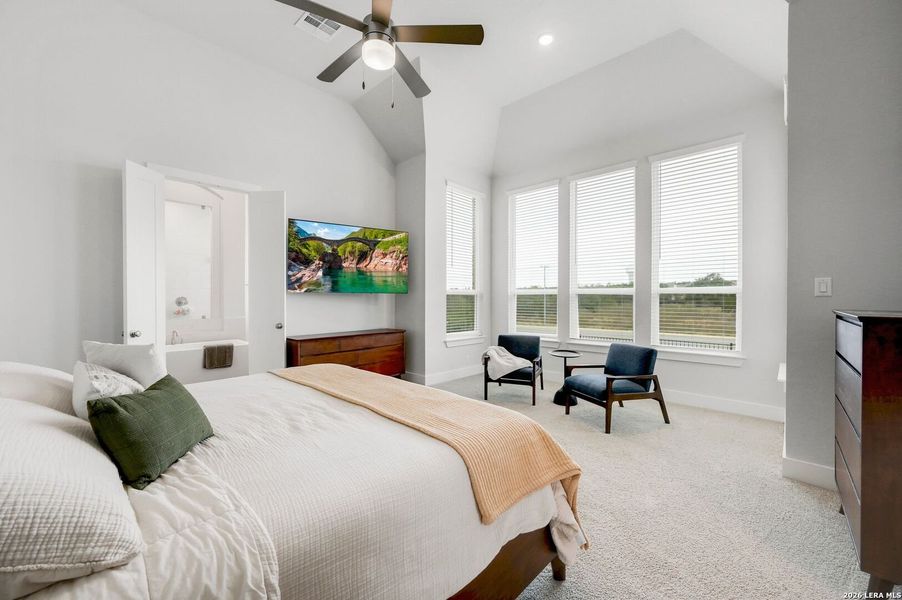 Furnished interior view inside a new home in Ventana, Bulverde (Image 5).