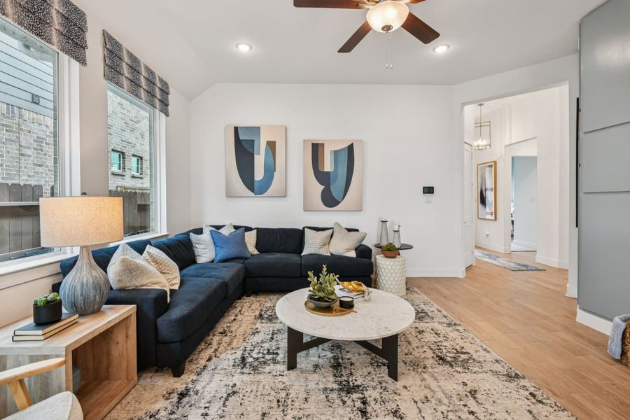 Representative furnished interior of a home built from the Marion – 50′ Lot by Chesmar Homes in Jubilee, Hockley (Image 4).