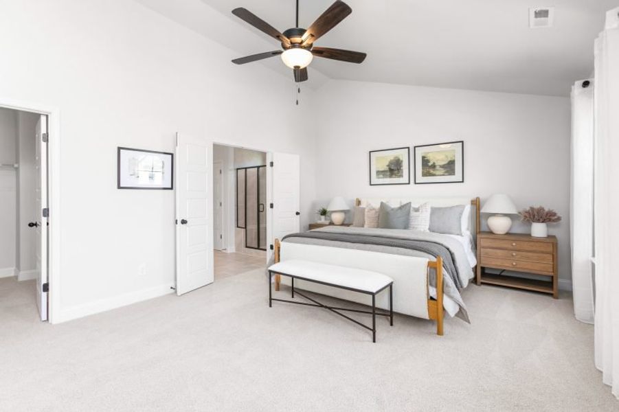 Furnished interior view inside a new home in Avondale, Greensboro (Image 55).