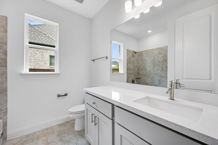 Furnished interior view inside a new home in The Ridge at Northlake 60s, Northlake (Image 25).
