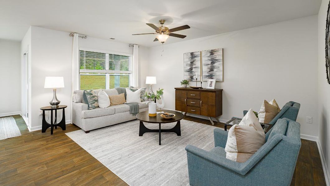 Representative furnished interior of a home built from the Aria by D.R. Horton in Logan Farms, Mooresville (Image 13). Representative furnished interior of a home built from the Aria by D.R. Horton in Logan Farms, Mooresville (Image 13).