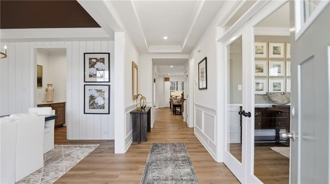 Furnished interior view inside a new home in , Dawsonville (Image 9).