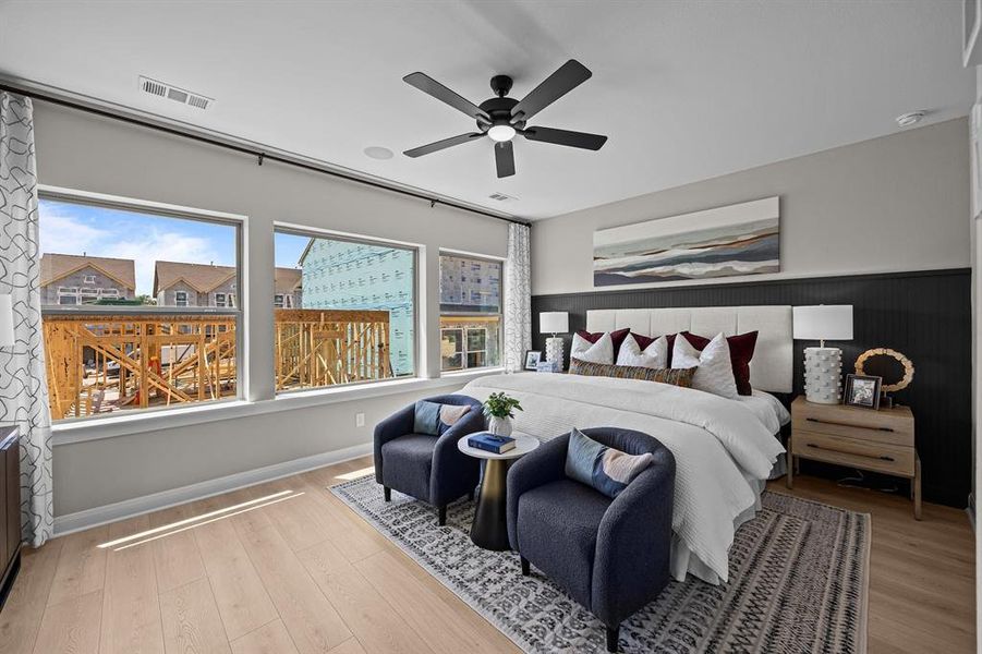 Furnished interior view inside a new home in Greenville Heights, Dallas (Image 28). Furnished interior view inside a new home in Greenville Heights, Dallas (Image 28).