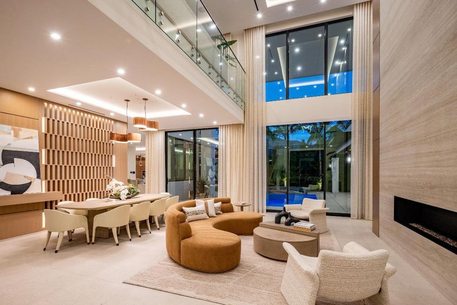 Twilight living area