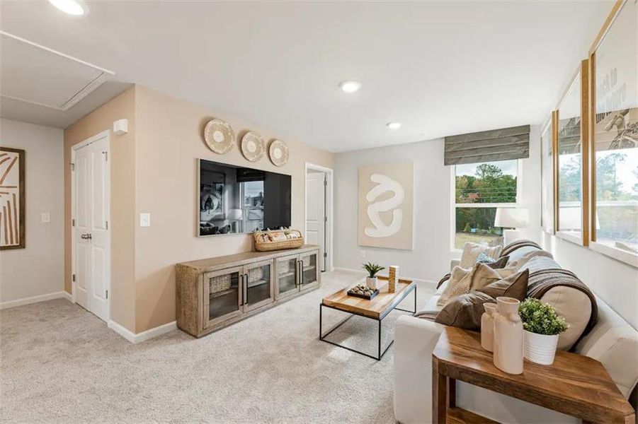 Furnished interior view inside a new home in Hawthorne Reserve, Dallas (Image 7).