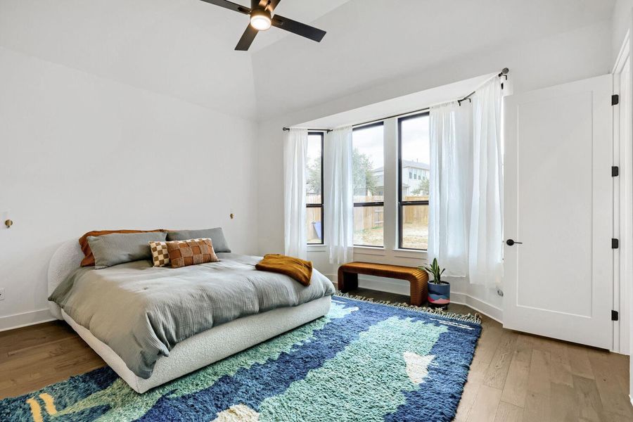 Furnished interior view inside a new home in 6 Creeks at Waterridge, Kyle (Image 10).