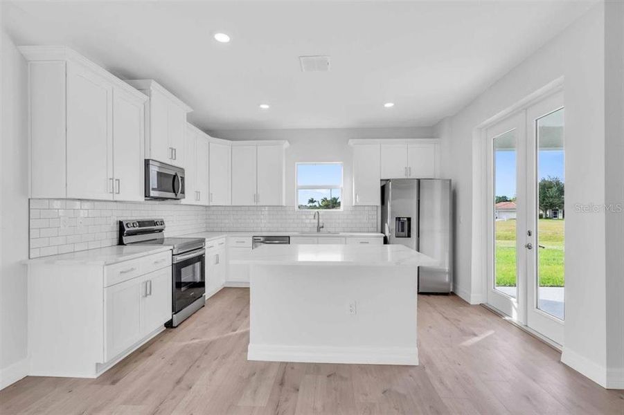 Furnished interior view inside a new home in , Punta Gorda (Image 19).