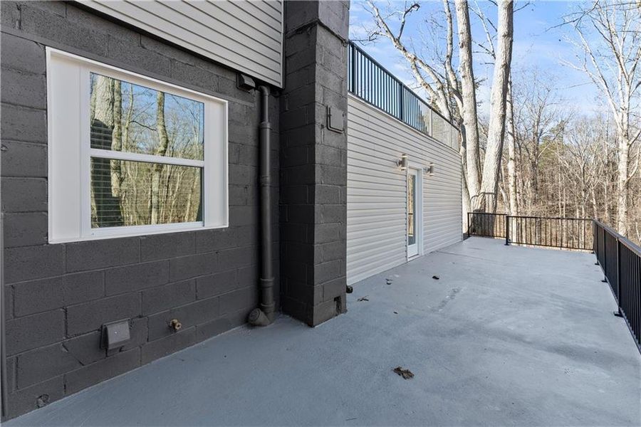 Exterior details and patio area of a home in , Gainesville (Image 32).