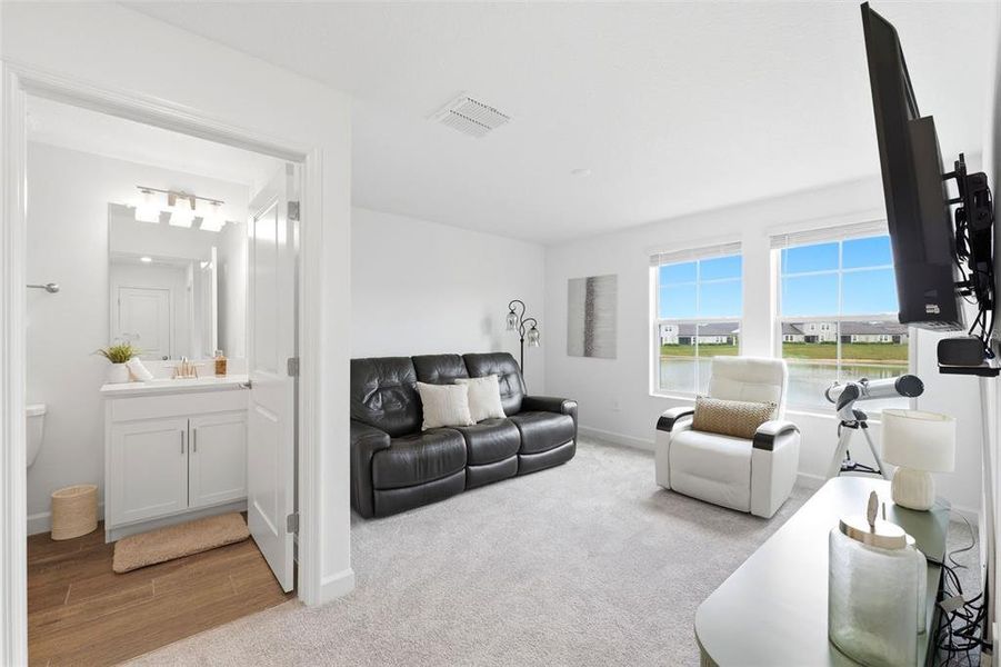 Furnished interior view inside a new home in , San Antonio (Image 7).