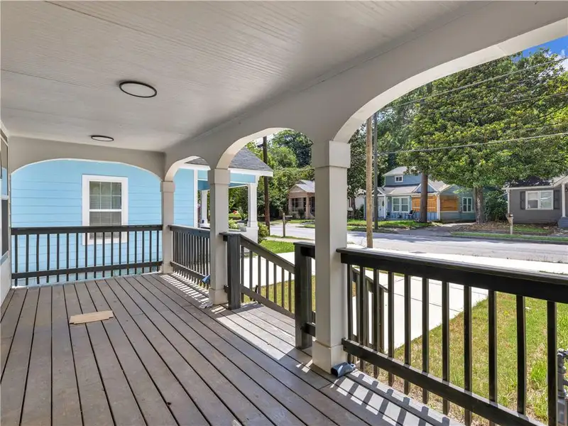 Exterior details and patio area of a home in , Atlanta (Image 18).
