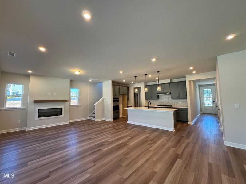 Grayson Family room and kitchen