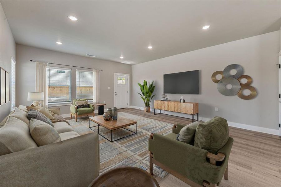 Furnished interior view inside a new home in , Stephenville (Image 13). Furnished interior view inside a new home in , Stephenville (Image 13).