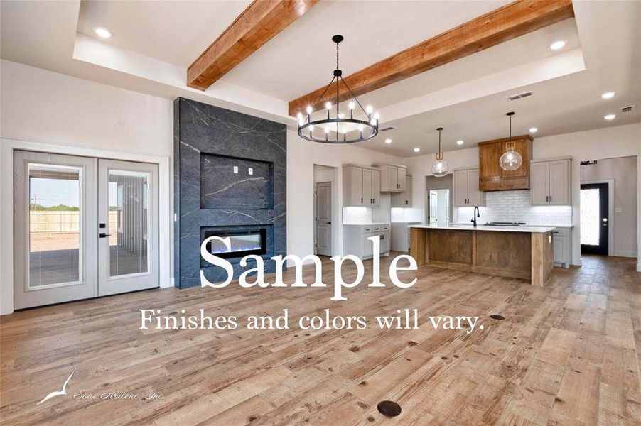 Furnished interior view inside a new home in , Abilene (Image 10). Furnished interior view inside a new home in , Abilene (Image 10).