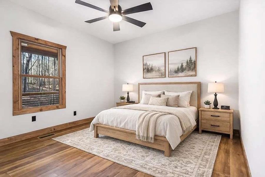 Furnished interior view inside a new home in , Talking Rock (Image 14).