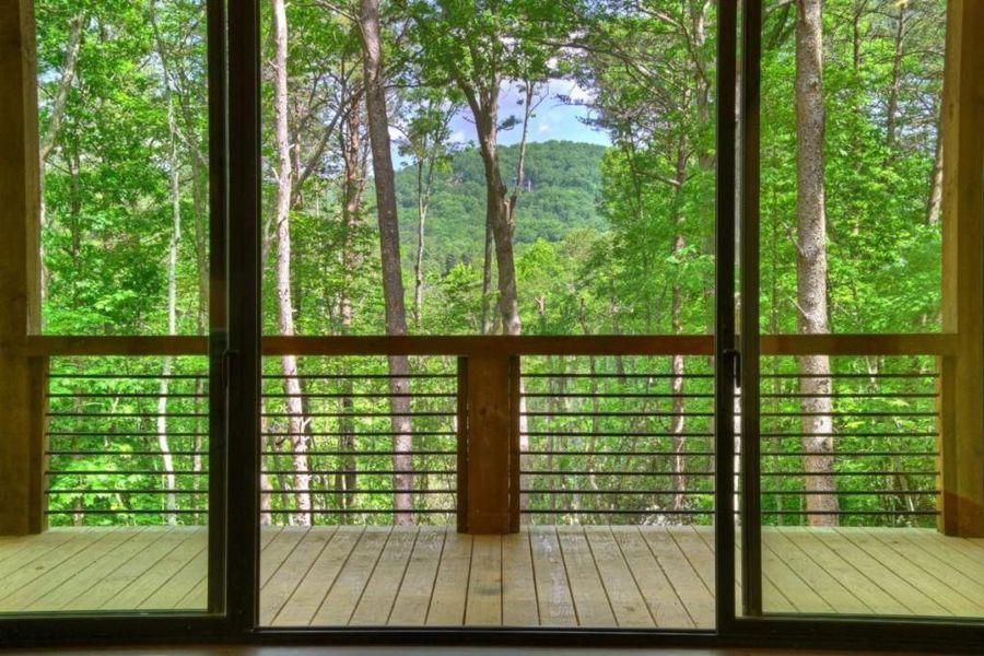 Exterior details and patio area of a home in , Blue Ridge (Image 37).