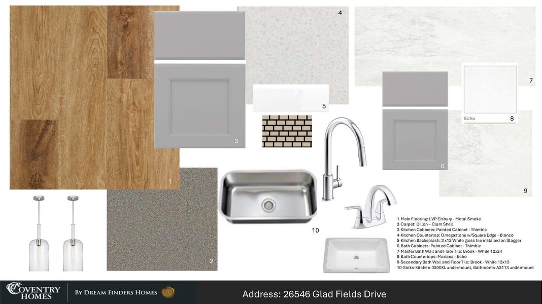 Sample of building materials used in homes in Jubilee, Hockley (Image 4).
