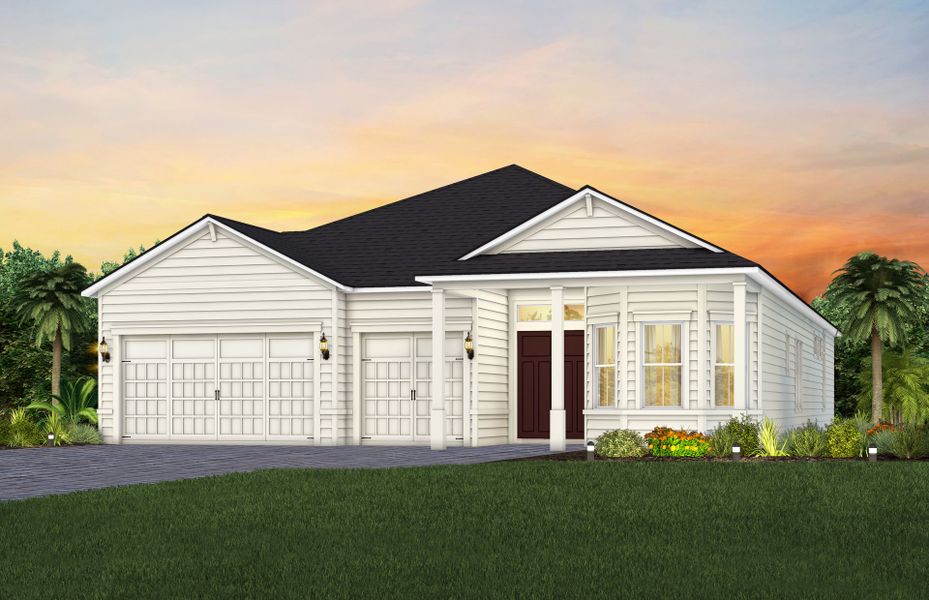 Coastal Cottage Elevation | CA301 Coastal Cottage Elevation | CA301