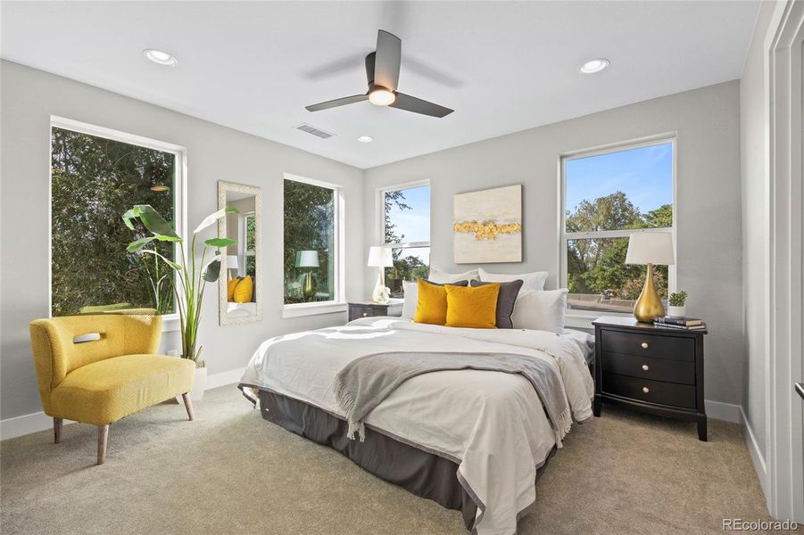 Furnished interior view inside a new home in , Denver (Image 16).
