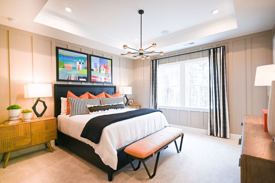 Furnished interior view inside a new home in Archer Row, Charlotte (Image 15).