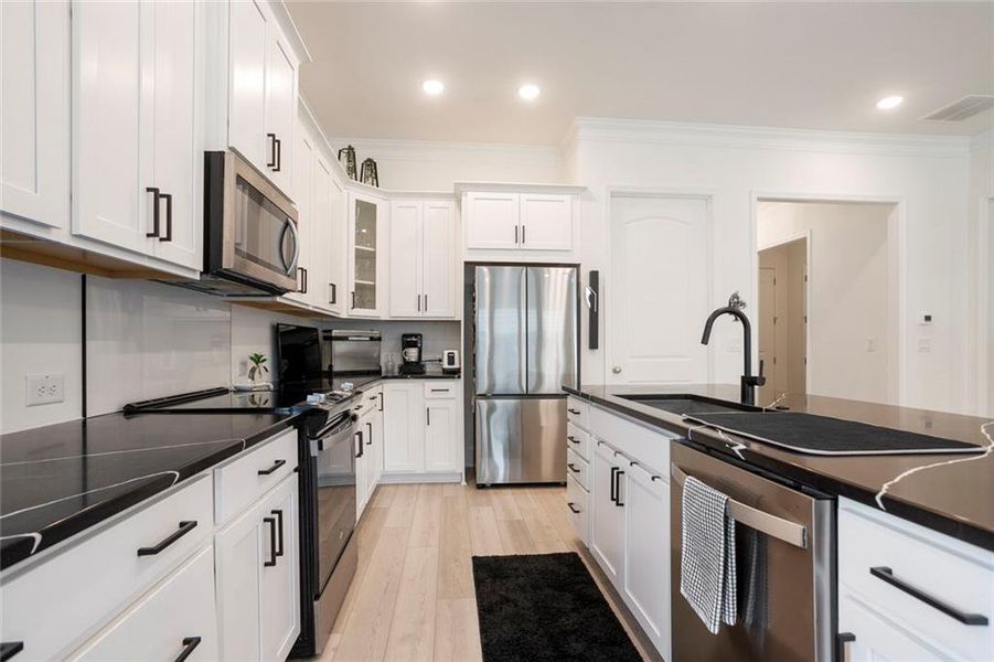 Furnished interior view inside a new home in Courtyards at Traditions, Cumming (Image 5).